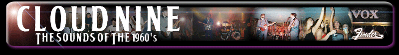 The sounds of the 1960's, CLOUD NINE, Norwich and Norfolks Finest musicians, Paul Miller, Scott Olley and Ben Wortley