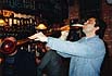 John on the yard of ale